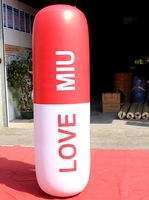 Ballon gonflable de pilule de modèle géant de capsule de 2025 Offre Spéciale pour la promotion de la publicité