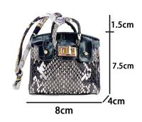 Porte-monnaie de luxe en cuir PU, porte-clés unisexe, mini portefeuille avec motif de dessin animé pour clés de voiture, vente en gros
