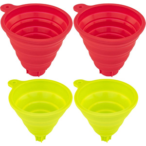 Silicone Collapsible Foldable <b>Large</b> Canning <b>Jar</b> Funnel for Wide Mouth and Regular <b>Jars</b> Dishwasher Safe LFGB Certified - Product Image 1