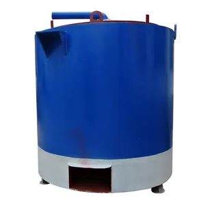 Retort kiln 800kg/hour smokeless charcoal carbonization stove for making biomass charcoal