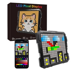 Écran LED Mecha Pixel, animation de texte personnalisée via l'application, horloge, lumière d'ambiance E-sports, cadeau numérique transfrontalier - Product Image 4