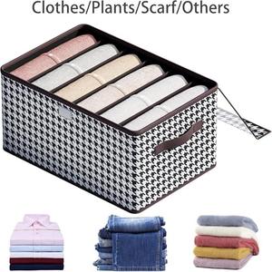 Hot Bán Quần Áo Tổ Chức Lưu Trữ Tủ Quần Áo Có Thể Giặt Tủ Quần Áo Ngăn Kéo Tổ Chức Lưu Trữ <span class=keywords><strong>Box</strong></span> Với Nắp Cho Quần Jean Đồ Lót - Product Image 4