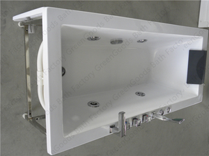 Foshan-bañera de <span class=keywords><strong>hidromasaje</strong></span> multifuncional para dos personas, bañera de masaje de <span class=keywords><strong>hidromasaje</strong></span> de lujo, nuevo diseño, barato - Product Image 3