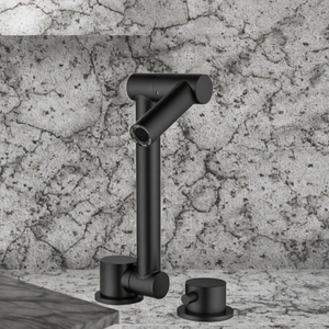 Foldable Black Modern Single Handle Ceramic Valve Core Kitchen <strong>Faucet</strong> with Pull Spray Deck Mounted Stainless Steel for <strong>RV</strong> Use - Product Image 3