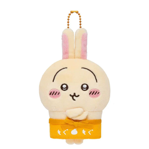 4 nouveaux designs de porte-clés <span class=keywords><strong>en</strong></span> peluche Chiikawa Fushimi Inari Shop Staff Series Hachiware & Usagi et Chiikawa de 10 cm pour la décoration de sac à dos - Product Image 3