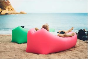 <b>Inflatable</b> Outdoor <b>Sofa</b> <b>Bed</b> Portable Foldable Air <b>Sofa</b> Polyester Material Model - Product Image 3