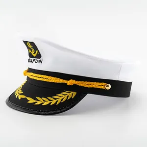 파티 요트 장교 선원 해군 의상 캡틴 모자