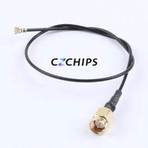 KH-SMAJ-IPEX-RG1.37-B250 RF Cable RF ( Input End Output End: SMA to IPEX )( Cable Length: 25cm )( IPEX Generation: 1 gen ) - Product Image 1