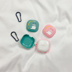 Étui de protection en silicone pour écouteurs en caoutchouc <span class=keywords><strong>dinosaure</strong></span> 3D pour Samsung Galaxy Buds 2 pro/Buds 2/Buds Pro/buds Live Cover Hook - Product Image 2