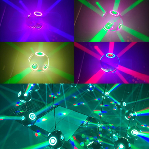 Botai ไฟส่องสว่างสำหรับเล่นกีฬาเจนเนอเรชันถัดไปไฟลูกบอลจลน์พิกเซลหัว300วัตต์ไฟโปรเจคเตอร์ E27สีขาวอบอุ่นสำหรับดีเจ - Product Image 6