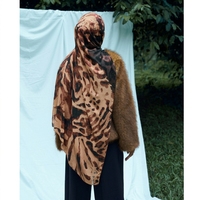 Nouveaux arrivages : Hijabs en coton modal, hijab modal personnalisé imprimé toile d'araignée, fabricant de hijabs modal personnalisés