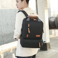 Sac à dos professionnel Laycell personnalisé pour femmes et hommes, grand format, en jean respirant et nylon durable avec fermeture éclair – Vente en gros