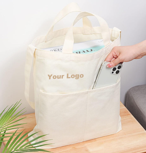 ผ้าแคนวาสขนาดใหญ่, ผ้าฝ้ายสำหรับช้อปปิ้ง, ผ้าพิมพ์โลโก้ได้, กระเป๋าถือ, กระเป๋าถือสุภาพสตรี, ถุงช้อปปิ้ง - Product Image 3