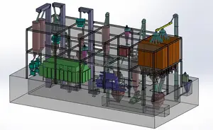 30 năm nhà máy 2024 Bán hàng nóng saibainuo cá tự động thức ăn chăn nuôi thiết bị máy chế biến máy đùn dây chuyền sản xuất