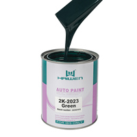 Haiwen Peinture chromée pour voiture 2K vert OEM Master Tinter acrylique Laques pour automobile Revêtement liquide en aérosol Revêtement plastique