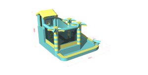 Trượt Nước Combo Thương Mại Ướt Khô Nhảy Lâu Đài Nhảy Bouncer Cho Trẻ Em Người Lớn Trampoline Công Viên Cho Trẻ Em - Product Image 4