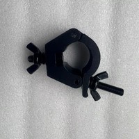 Abrazadera de aluminio fundido a presión de 28-34 mm para truss de iluminación escénica, gancho de seguridad de alta resistencia con capacidad de carga de 100 kg para montaje de luces móviles y Par Light