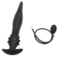 Énorme plug anal en silicone gonflable, stimulateur pour gros plaisir anal, jouet sexuel anal, pompe anale, jouet pour adultes gays