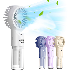 Mini ventilateur personnel 0728, 3 vitesses, 4 couleurs, capacité d'eau de 40 ml, rechargeable, brumisateur pour le bureau - Product Image 1