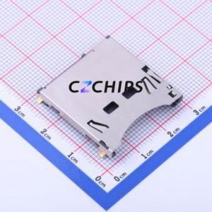 SD-115-A-1.6 SD Card / Memory Card Connector SMD Connector Self-Return Type Standard SD Card Card Holder 4.4mm - Product Image 1
