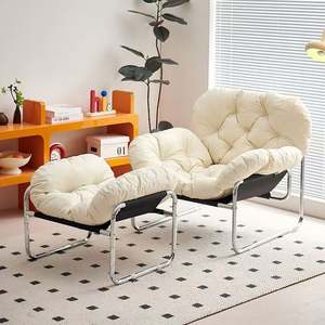High Quality Nordic Leisure <b>Chair</b> Swivel Table <b>Chairs</b> Set Modern Living Room Recliner Medieval Design Lazy <b>Chair</b> for Relax - Product Image 3