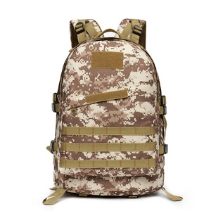 Tactical Backpack 20-35L Multifunction Lightweight Outdoor Travel For Men Solid Color Webbing Strap - Product Image 5