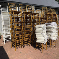 Fauteuil Chiavari Napoléon en Métal Doré 2024 Vendu Direct Usine, Chaise de Mariage Chiavari en Résine Blanche pour Hôtels et Événements
