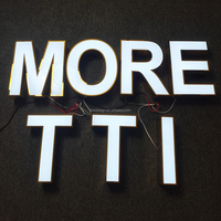 Letrero Personalizado para Tienda, Diseño de Letras con Iluminación LED Frontal, Letrero Luminoso para Negocios en Exteriores