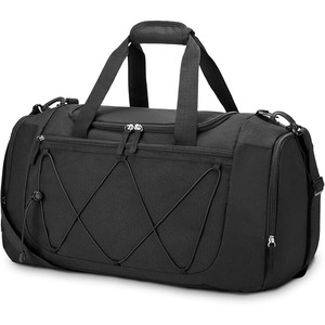 Unisex Fashion Duffle <b>Bag</b> with Zipper Closure Shoe Compartment & <b>Weekender</b> <b>Travel</b> <b>Bag</b> 21-Inch Lightweight Polyester - Product Image 1