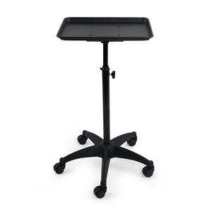 Chariot de Salon en Acier Inoxydable à Roulettes, Réglable en Hauteur, pour Coiffeur et Barbier - Meuble de Salon Très Vendu - Product Image 1