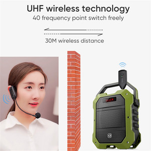 Bộ Thu Và Phát Không Dây UHF Shidu, Tai Nghe Hệ Thống Micro 2 Trong 1, Micrô Ghi Âm Podcast Không Dây Cho Bộ Khuếch Đại Loa PA - Product Image 3