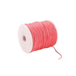 1.1mm rosa UHMWPE nucleo corda ben tessuta aquilone poliestere corda argano elettrico corda - Product Image 1