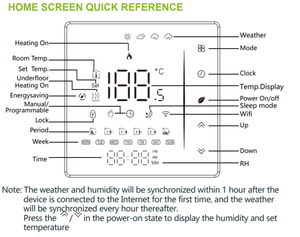 Tuya Contrôlé par App BHT-006 <span class=keywords><strong>Nest</strong></span> Apprentissage Zigbee Wifi Thermostat Programmable Smart Lora Chauffage par le sol électrique Pièces par Becca - Product Image 4