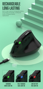 OEM không dây chế độ kép dọc chuột có thể sạc lại kinh doanh im lặng văn phòng máy tính Chuột - Product Image 4