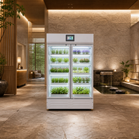 Serre hydroponique intelligente à commande numérique WiFi, alimentée par USB, certifiée CE ISO, pour usage domestique et commercial, système aéroponique à 4 niveaux pour herbes