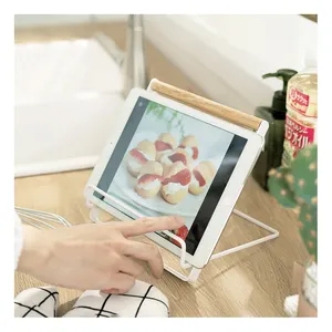 Présentoir de table en métal pliable, 50 pièces, réglable en hauteur, pour bande dessinée, pour livre, ipad, support pour la cuisine - Product Image 1