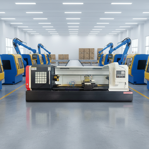 Nouveau tour CNC chinois CK6180-2000mm 3000mm 4000mm, tour CNC à banc plat pour le métal - Product Image 1