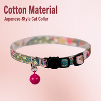 Nouveau collier pour chat personnalisé, réglable, durable, léger, en coton, mignon