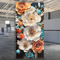 Feuille de marbre en PVC moderne pour hôtels, ignifuge, design d'intérieur, panneau mural en PVC plastique WPC, feuille de marbre en PVC