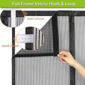 <span class=keywords><strong>Rideau</strong></span> noir moderne de <span class=keywords><strong>porte</strong></span> magnétique robuste de 38x82 pouces pour les hôtels en maille résistante aux insectes et aux <span class=keywords><strong>d</strong></span>échirures de <span class=keywords><strong>porte</strong></span> <span class=keywords><strong>d</strong></span>'<span class=keywords><strong>entrée</strong></span> en vente - Product Image 4