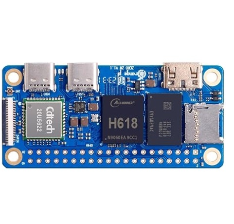 AIsmartlink Orange Pi Zero 2W 1.5GB Allwinner H618 LPDDR4 Quad Core CPU 64 Bit Single Board Computer, 1.5GHz Frequency