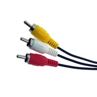 Câble DVD de haute qualité DC 3.5 mâle à 3 RCA femelle adaptateur Audio connecteur câble VGA AV câble pour PC mélangeur lumières