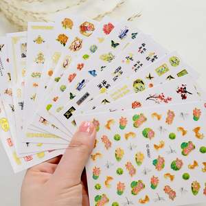 Pegatinas 3D para <span class=keywords><strong>Uñas</strong></span> con Diseño <span class=keywords><strong>de</strong></span> Flores <span class=keywords><strong>de</strong></span> <span class=keywords><strong>Loto</strong></span> y Peonía, Adhesivos Decorativos para <span class=keywords><strong>Uñas</strong></span> con Diseño <span class=keywords><strong>de</strong></span> Mariposas, Orquídeas, Golondrinas y Bambú, Calcomanías para Manicura - Product Image 5