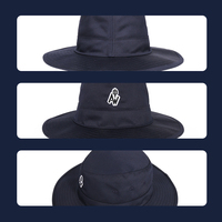Chapeau de pêcheur OEM, camping, randonnée, pêche, tactique, surf, large bord, logo personnalisé brodé, chapeau bob boonie avec cordon