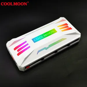 ตัวควบคุมพัดลม <span class=keywords><strong>COOLMOON</strong></span> PWM 5V ARGB ซิงค์กับเมนบอร์ด พร้อมรีโมทคอนโทรล สำหรับพัดลมระบายความร้อนคอมพิวเตอร์ ฮับแยกสายพัดลม - Product Image 3
