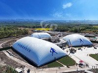 Matériaux de construction Offres Spéciales de qualité de dôme d'air de PVC pour les joueurs aspirants d'entraînement de volley-ball flexibles