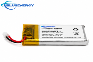 Batterie au lithium polymère 3,7 V 802025 350 mAh rechargeable avec circuit imprimé - Product Image 3