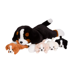 Animaux en peluche mère et bébés personnalisés jouets en peluche mère et enfant jouets en peluche maman créative avec bébés animal en peluche jouet - Product Image 2