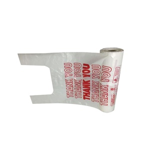 ถุงพลาสติก HDPE รีไซเคิลได้ สำหรับเบเกอรี่และผัก/ผลไม้ แบบม้วน ถุงใสทรงเสื้อยืด มีหูหิ้ว สำหรับใช้ในซูเปอร์มาร์เก็ต - Product Image 4