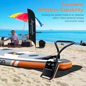 Pompe électrique SUP 13500mAh 20PSI <span class=keywords><strong>Gonfleur</strong></span> d'air rechargeable pour planche à pagaie Moniteur de pression des pneus en plastique - Product Image 2